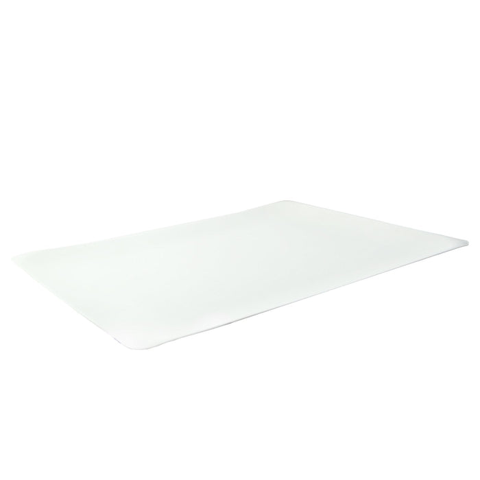 25pcs - 39x29cm - Plateau rectangulaire blanc en pulpe "BioNChic"