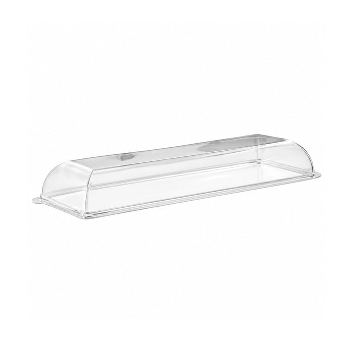 100pcs - Couvercle PET transparent "BioNChic" - 27,5 cm x 9 cm x 3 cm - Compatible avec 210BCHIC279, 210BCHIC279F