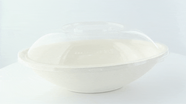 250pcs - Couvercle PET transparent "BioNChic" - 22,7 cm x 14,3 cm x 4,3 cm - Compatible avec 210BCHIC750, 210BCHIC750BR, 210BCHIC750BRF