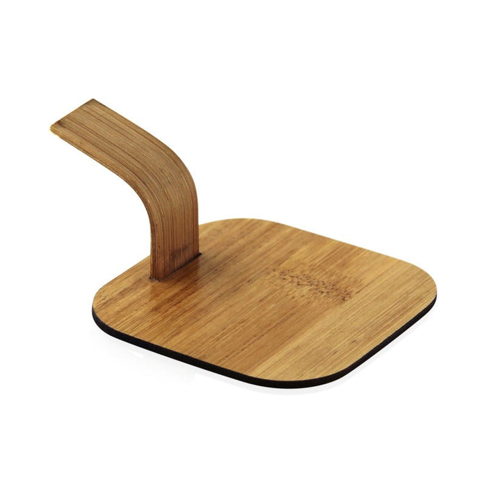 24pcs - Présentoir apéritif en bambou avec anse - 6,3 cm x 6,3 cm x 4 cm