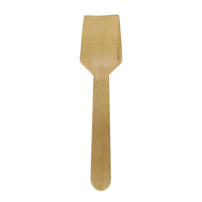 100pcs - 9,5cm - Cuillère à glace bois
