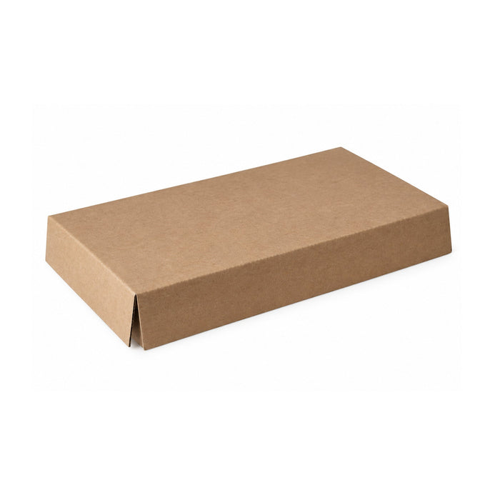 100pcs - Couvercle carton kraft pour plateau repas - 31,5 cm x 24,8 cm x 6 cm - Compatible avec 210BUZZTRAY, 210BUZZTRAYBR