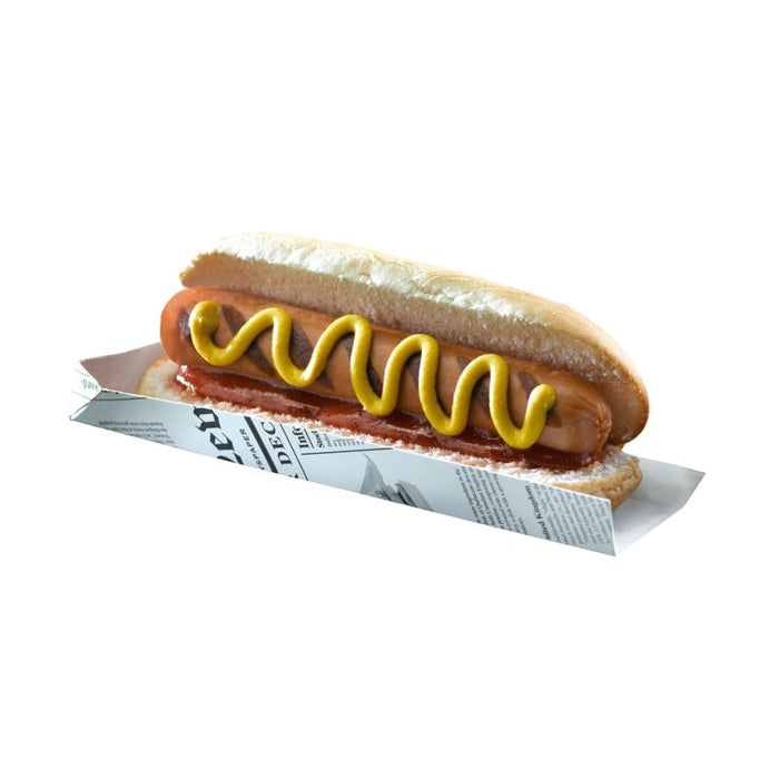 50pcs - Support hot-dog carton impression Journal - 18 cm x 4 cm x 1,9 cm
