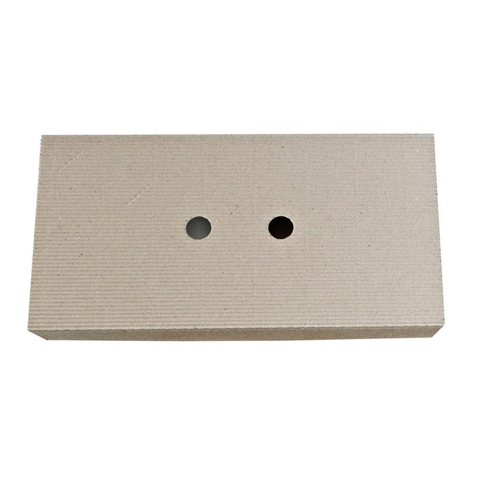 50pcs - Couvercle carton kraft ondulé pour plateau repas "Chokra" - 38 cm x 19,8 cm x 6 cm - Compatible avec 210CHOKBASE2