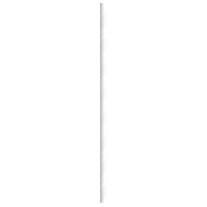 500pcs - Chalumeau papier cocktail blanc - Ø 0,6 cm - H 14,5 cm