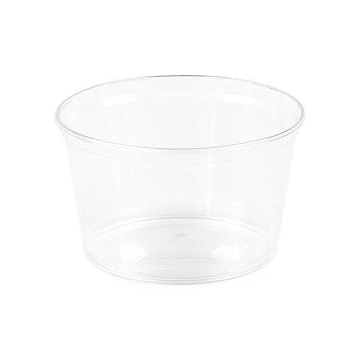 100pcs - Coupe plastique PS cristal ronde - 350 ml - Ø 11,2 cm - H 6,1 cm