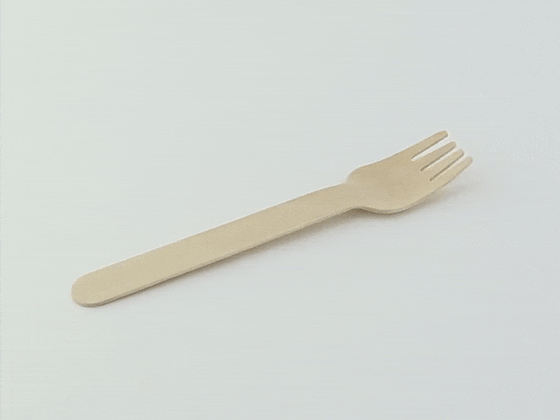 100pcs - 14cm - Fourchette bois