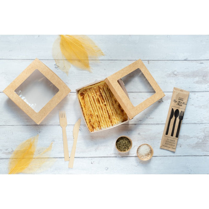 100pcs - 14cm - Fourchette bois
