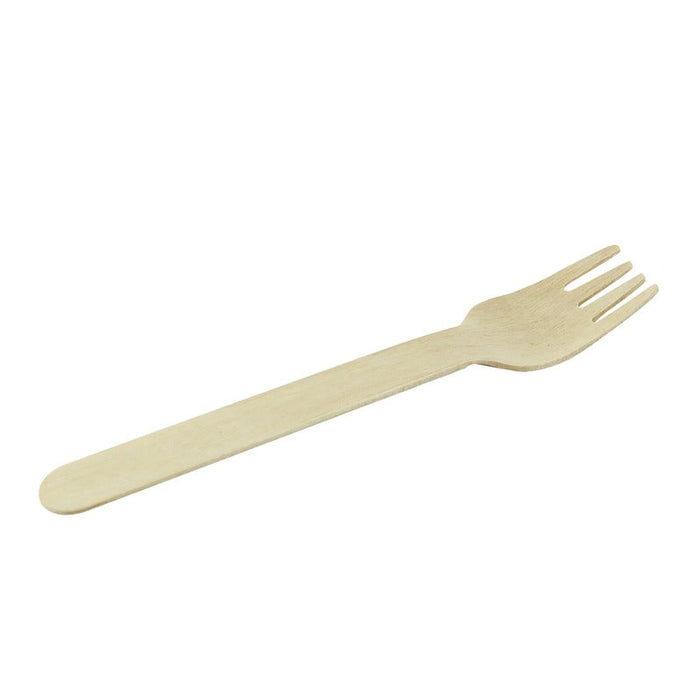 100pcs - 14cm - Fourchette bois
