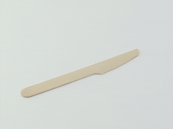 100pcs - 14cm - Couteau bois