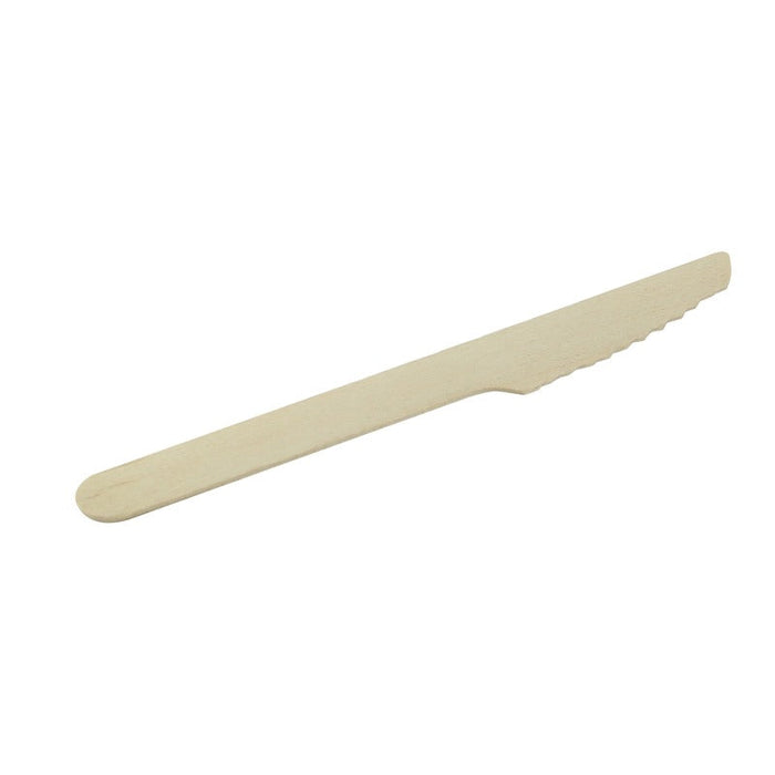 100pcs - 14cm - Couteau bois
