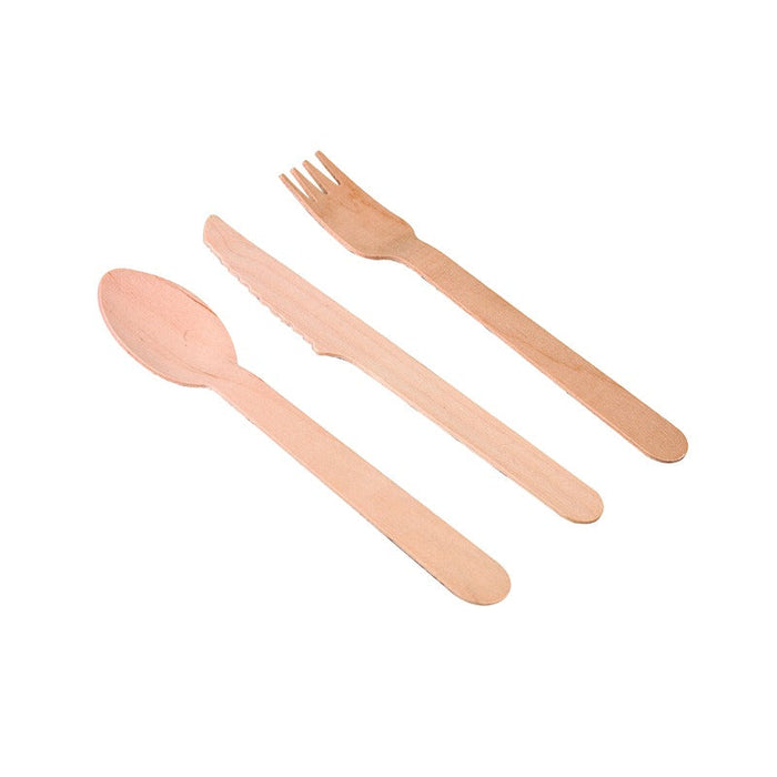 100pcs - Cuillère bois - 14 cm
