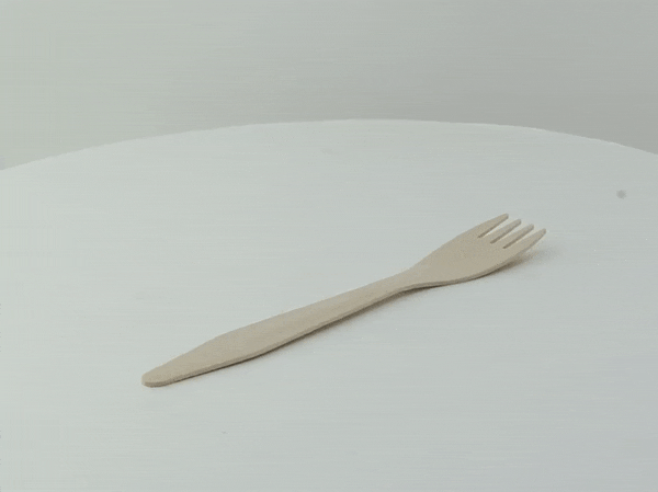 100pcs - "Hercule" Fourchette bois - 18,5 cm