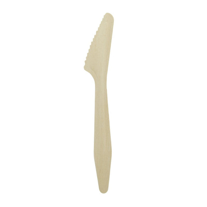 100pcs - "Hercule" Couteau bois - 18,5 cm