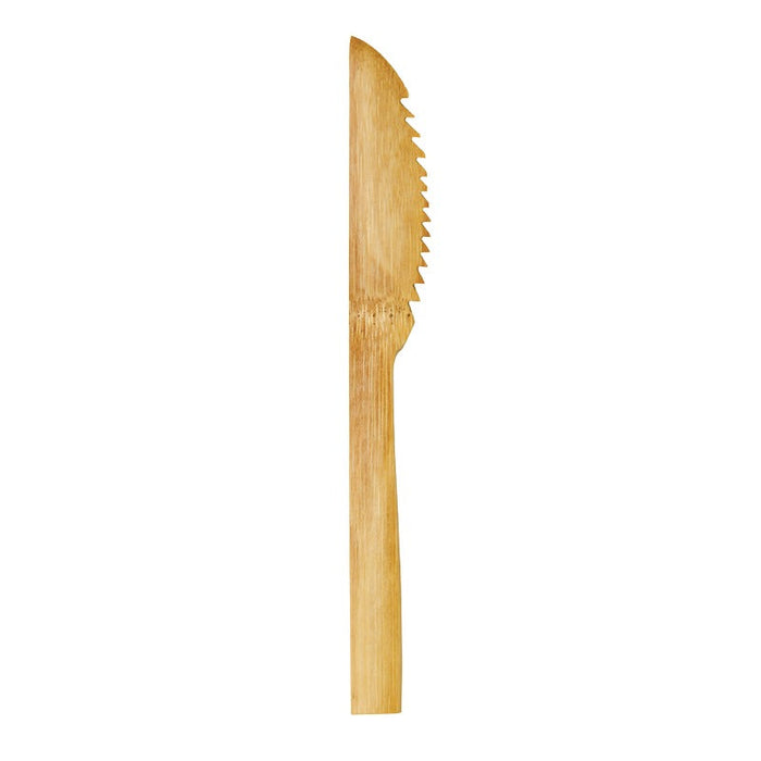 100pcs - Couteau bambou - 16 cm