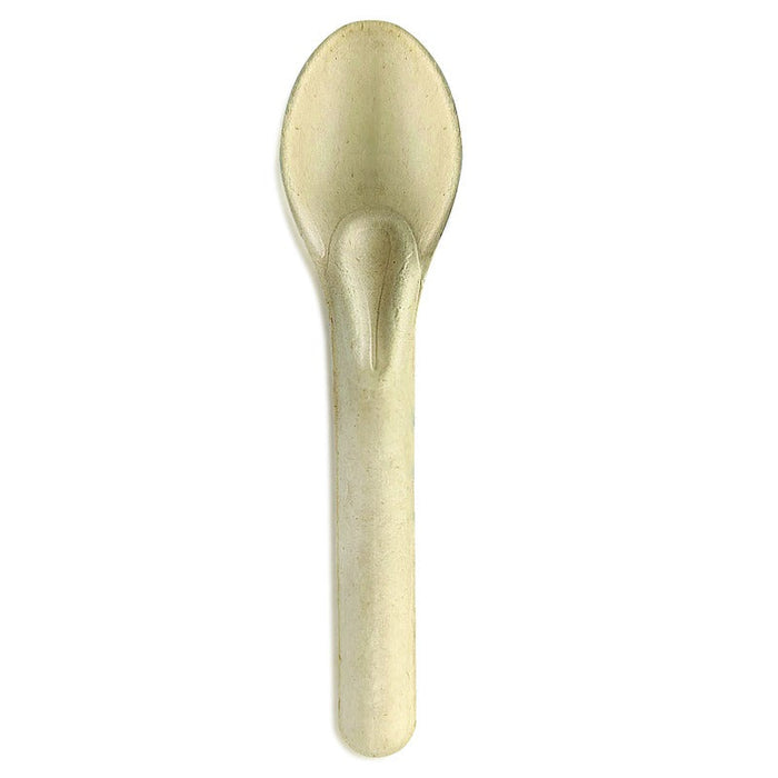 50pcs - Cuillère en pulpe marron - 14,2 cm