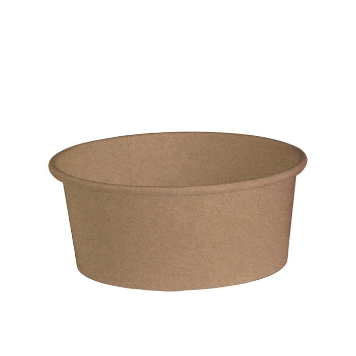 25pcs - Pot "Deli" rond en carton kraft - 480 ml - Ø 11 cm - H 7 cm
