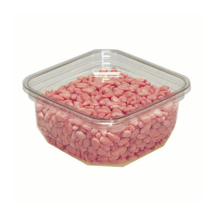600pcs - Pot "Deli" carré en PLA transparent - 250 ml