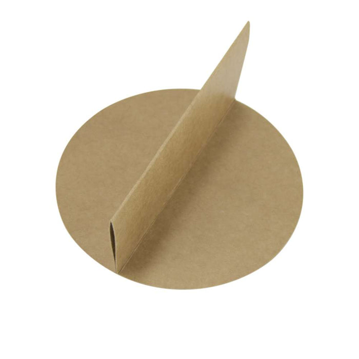 360pcs - Diviseur 2 parties en carton brun - Ø 13 cm - H 6,1 cm