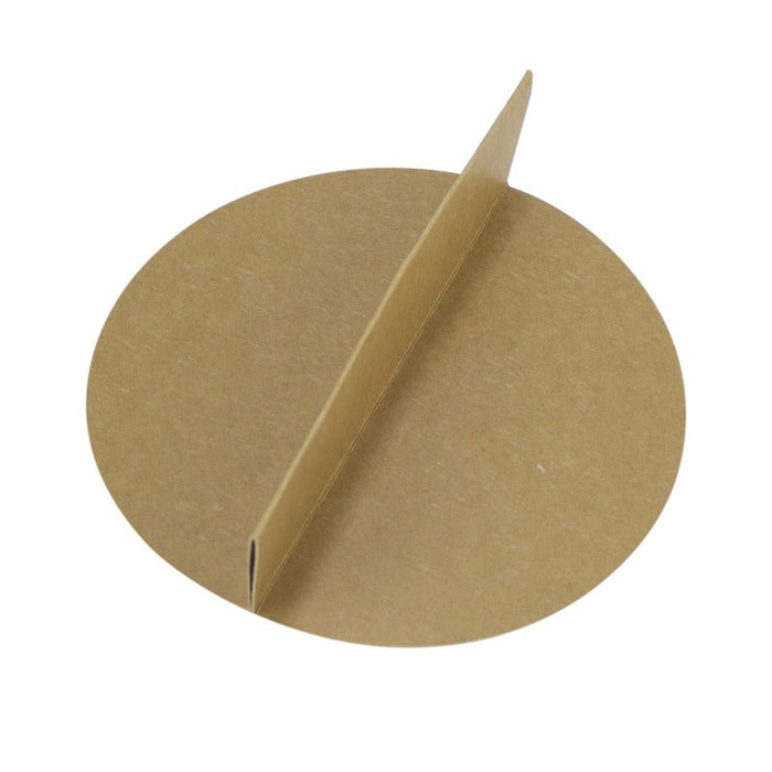 360pcs - Diviseur 2 parties en carton brun - Ø 13,3 cm - H 3,7 cm