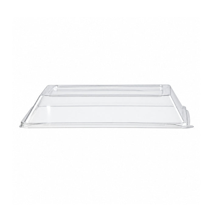 50pcs - Couvercle PET transparent - 18 cm x 13,3 cm x 3 cm - Compatible avec 210ECOD1712, 210ECOD1712F