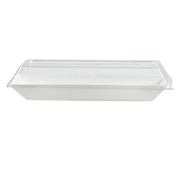 50pcs - 26,2x13,2x3,3cm - Couvercle PET transparent - Compatible avec 210ECOD2614, 210ECOD2614F