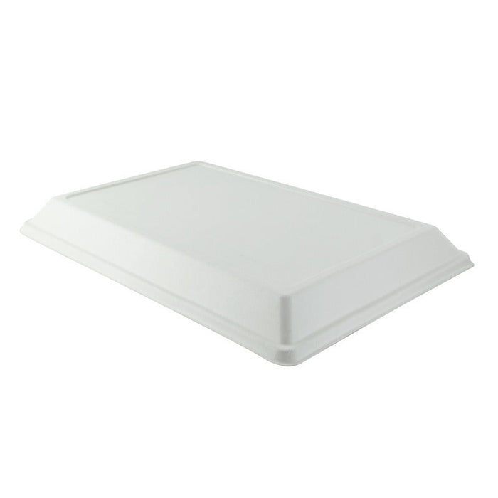 25pcs - Couvercle pulpe blanc - 41 cm x 28 cm x 3,7 cm - Compatible avec 210ECOD4029, 210ECOD4029F