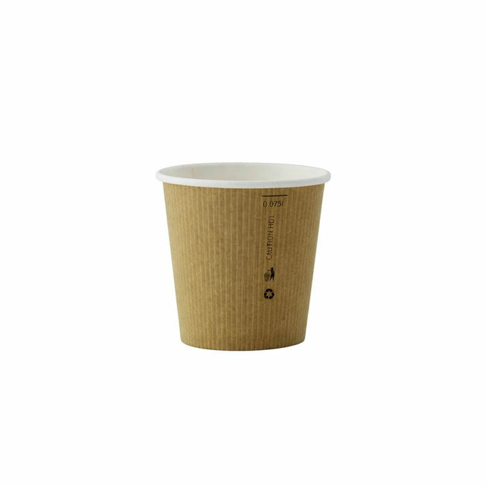 50pcs - 90ml Ø5,9cm H5,2cm - Gobelet carton PLA "Nature Cup"