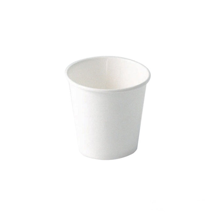 50pcs - Gobelet carton blanc "AirCup" - 120 ml - Ø 6,2 cm - H 6,2 cm