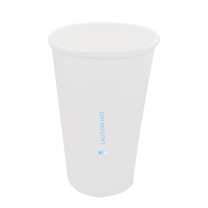 50pcs - Gobelet carton blanc "AirCup" - 170 ml - Ø 7 cm - H 7,9 cm