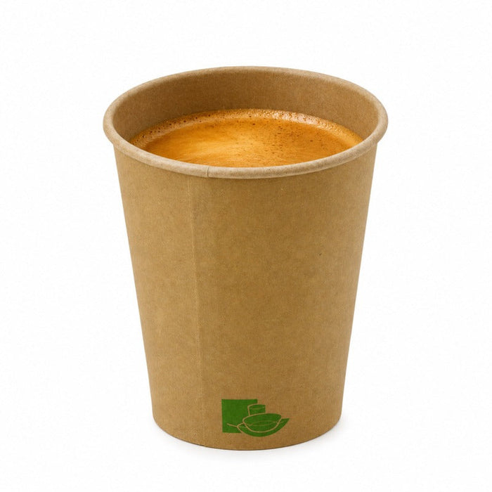 50pcs - Gobelet carton kraft "Zen" - 460 ml - Ø 9 cm - H 13,6 cm