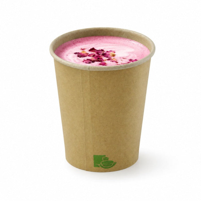 50pcs - Gobelet carton kraft "Zen" - 180 ml - Ø 7,4 cm - H 7,9 cm