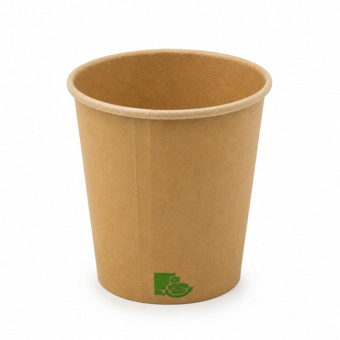 50pcs - Gobelet carton kraft "Zen" - 230 ml - Ø 8 cm - H 9,2 cm