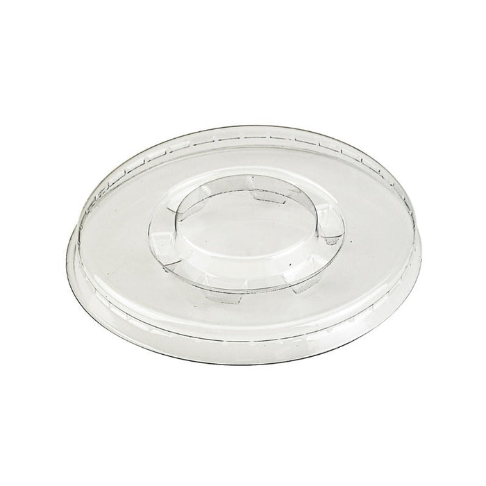 100pcs - Couvercle PET transparent plat - Ø 8 cm - Compatible avec 209POPET7, 210GPU8, 210POB151, 210POC151N