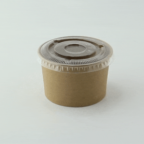 100pcs - Couvercle PET transparent plat - Ø 9 cm