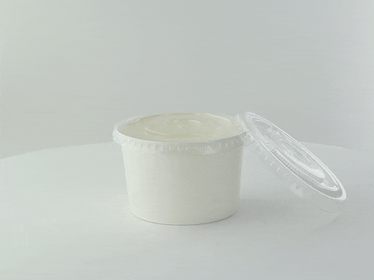 100pcs - Couvercle PET transparent plat avec croisillon - Ø 9,2 cm