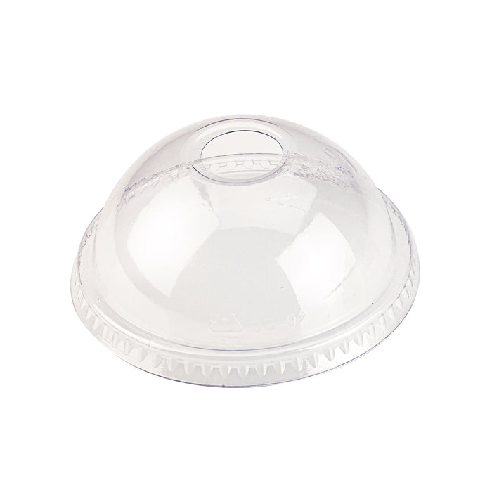 100pcs - Ø9,8cm H4,5cm - Couvercle PET transparent dôme