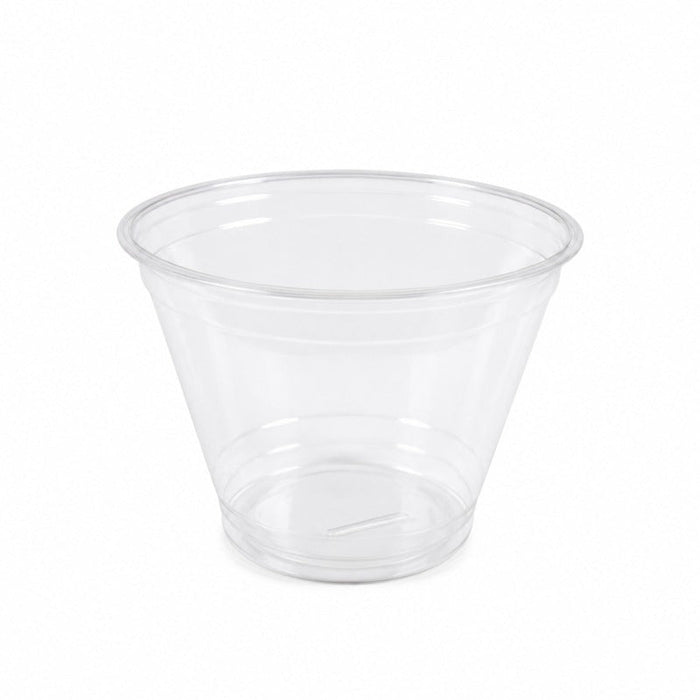 50pcs - Pot à dessert en plastique PET - 270 ml - Ø 9,2 cm - H 7,4 cm