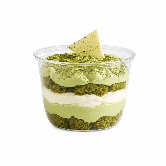 50pcs - Pot à dessert en plastique PET - 300 ml - Ø 9,5 cm - H 7,9 cm