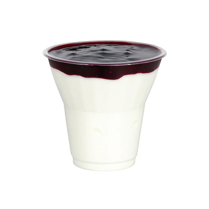 50pcs - Pot à dessert en plastique PET - 270 ml - Ø 9,5 cm - H 8,8 cm