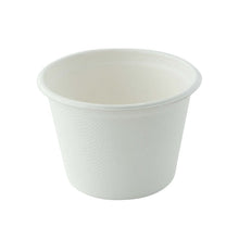 50pcs - Gobelet blanc en pulpe - 133 ml - Ø 7,7 cm - H 5,3 cm