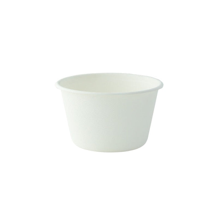 50pcs - Gobelet blanc en pulpe - 240 ml - Ø 9,5 cm - H 5,5 cm