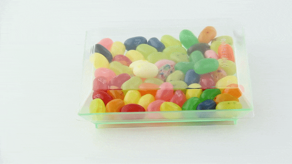 25pcs - Couvercle PET "Klarity" - 10 cm x 10 cm x 1,6 cm