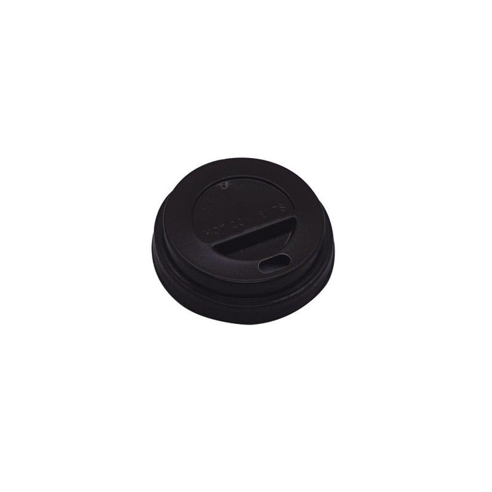 100pcs - Ø6,2cm - Couvercle PS marron foncé dôme avec bec - Compatible avec 8NPGCBIO41