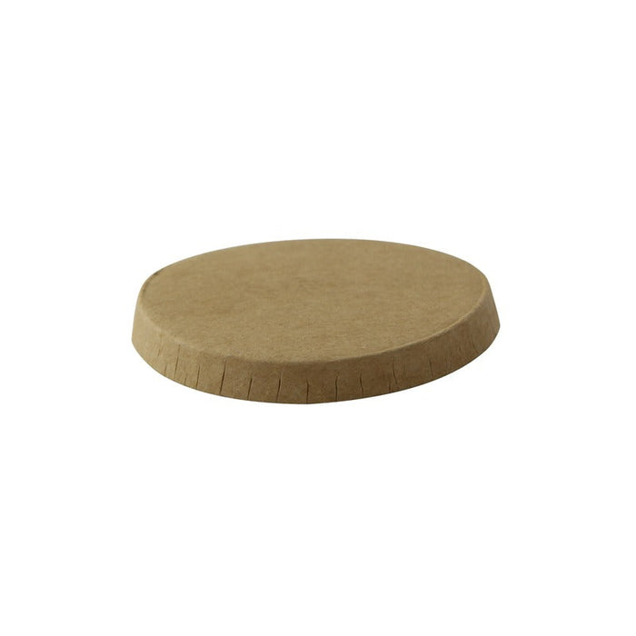 50pcs - Couvercle carton kraft chaud et froid - Ø 6,2 cm