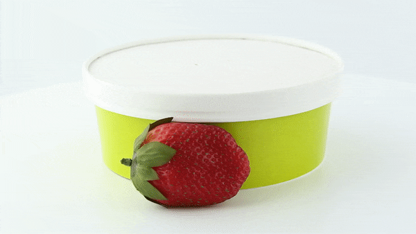 45pcs - Couvercle carton blanc chaud et froid - Ø 15 cm