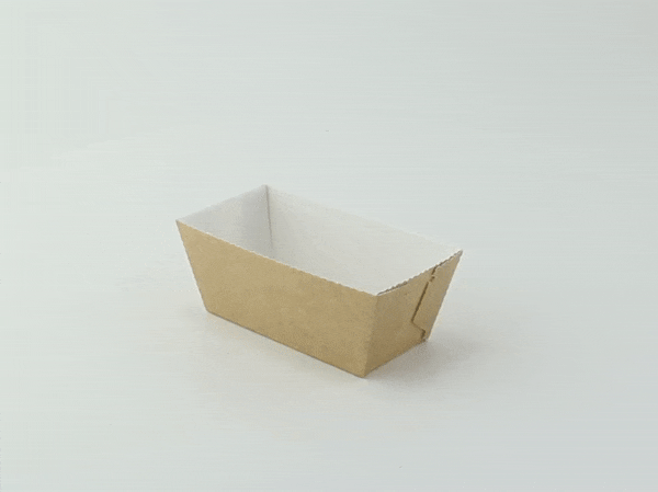 650pcs - Moule de cuisson rectangulaire en carton microflûte - 10,3 cm x 5,5 cm x 4 cm