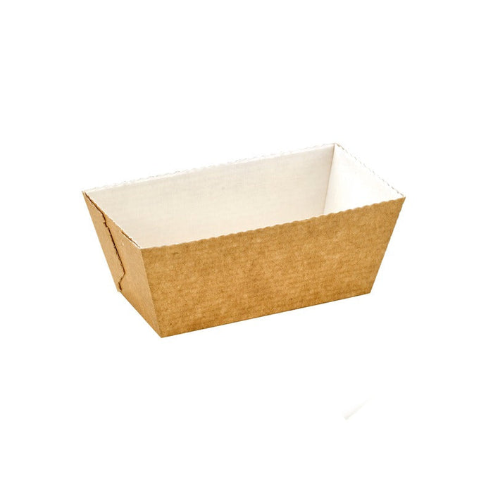 650pcs - Moule de cuisson rectangulaire en carton microflûte - 10,3 cm x 5,5 cm x 4 cm