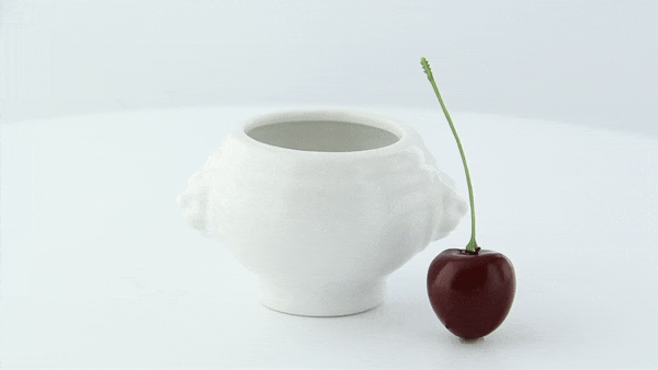 6pcs - Mini soupière en porcelaine blanche - 8 cm x 6,5 cm x 5 cm