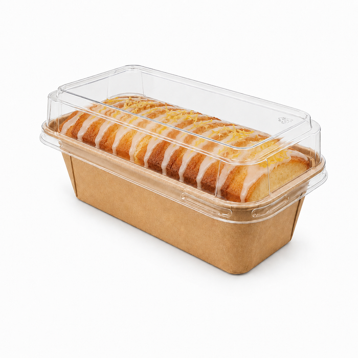 25pcs - Couvercle PET anti-buée pour moule de cuisson - 19 cm x 8,8 cm x 3,6 cm - Compatible avec 210MCMO590